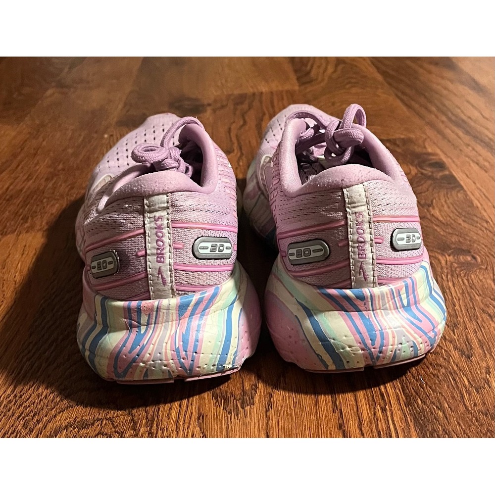 Brooks Glycerin 20 Womens 7.5 Running Shoes Pink Marble Swirl - Picture 5 of 7